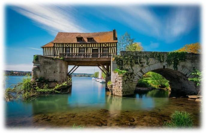 La Petite Maison De Giverny - Gite De Charme 5 Etoiles Au Coeur Du Village - 3 Chambres Bagian luar foto
