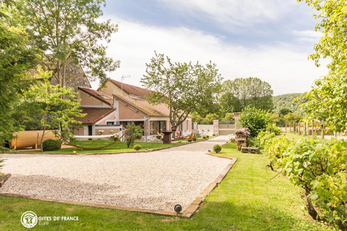 La Petite Maison De Giverny - Gite De Charme 5 Etoiles Au Coeur Du Village - 3 Chambres Bagian luar foto